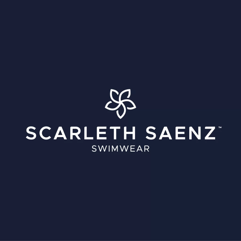 Logo Design Scarleth Saenz Swimwear by Chris Hoo Brand Designer